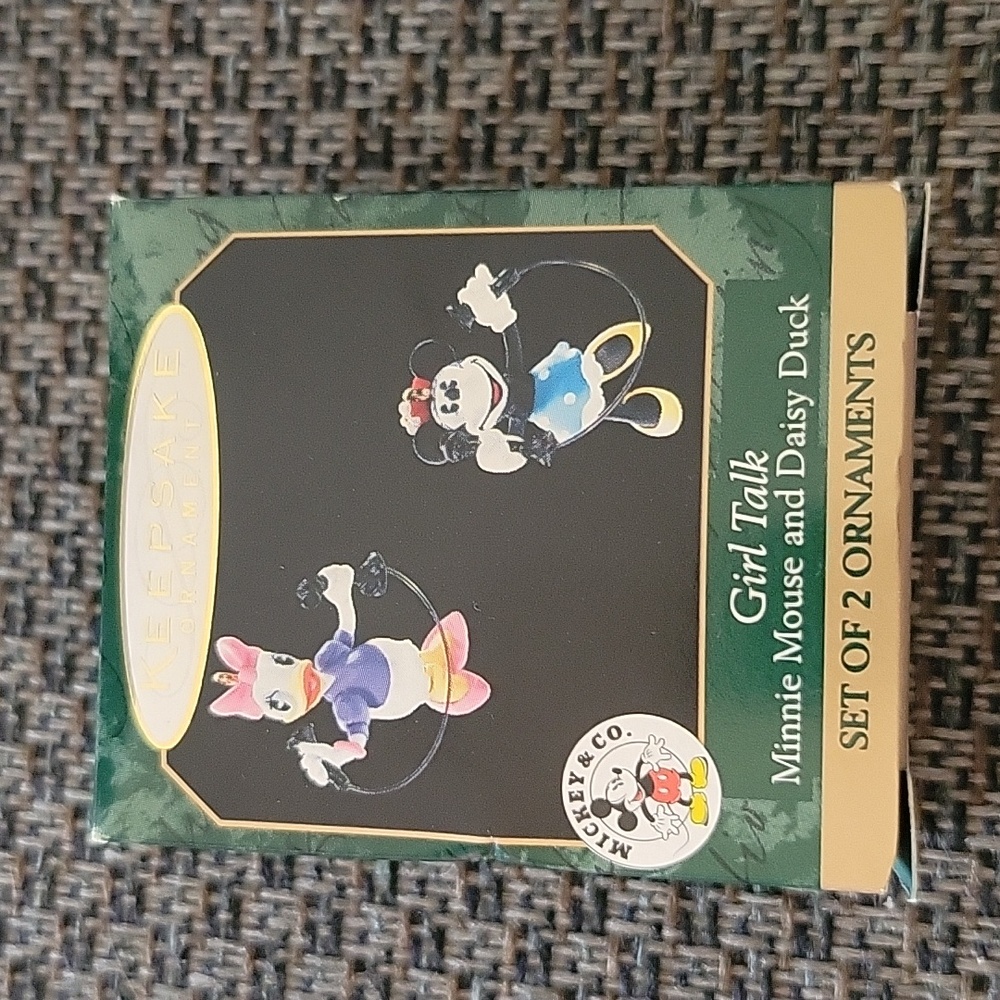 #1 Vintage Hallmark Keepsake Disney Ornament Miniature. 1999.